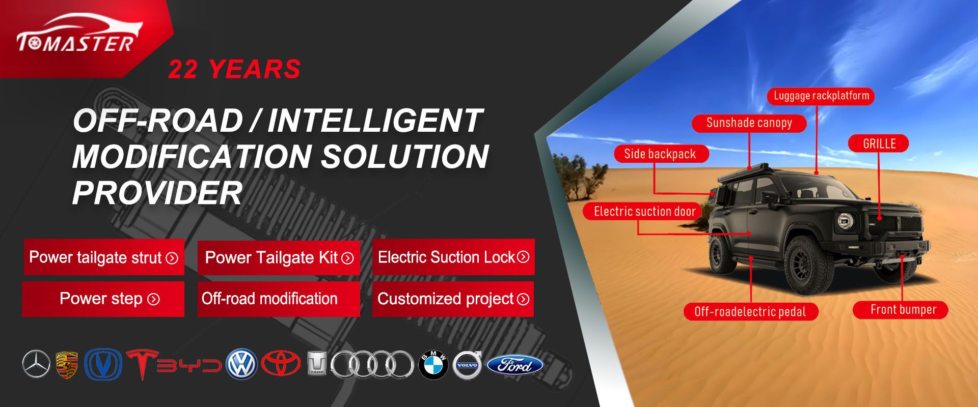 Electric Tailgate Struts