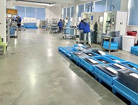 Gas spring production line