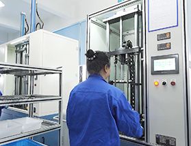 Gas spring test equipment