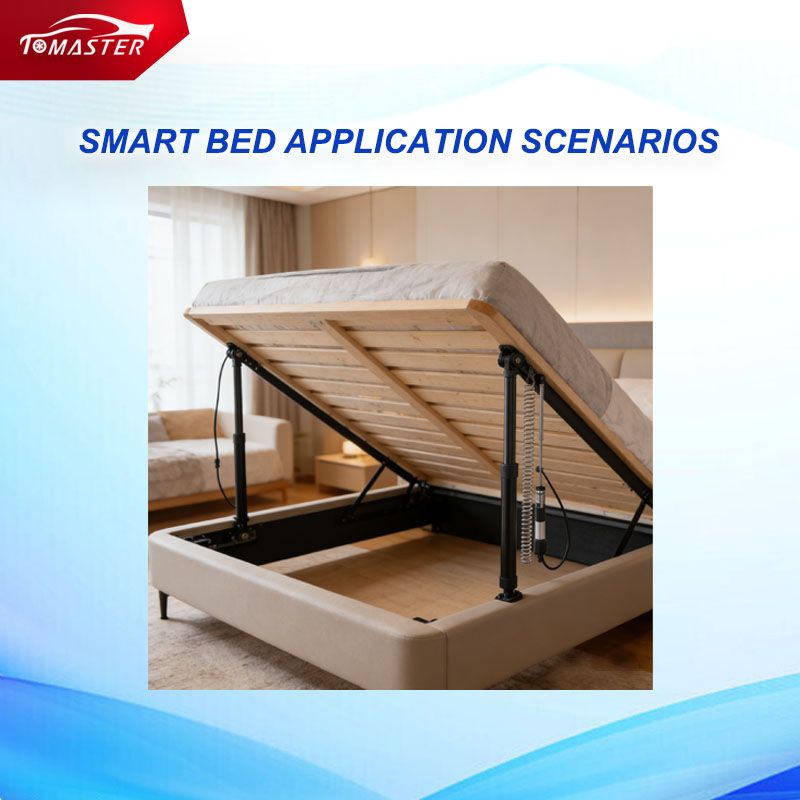 Automotive-Grade Smart Bed Electric Lift Struts | 950mm Extended Motorized Actuator with Anti-Pinch Safety