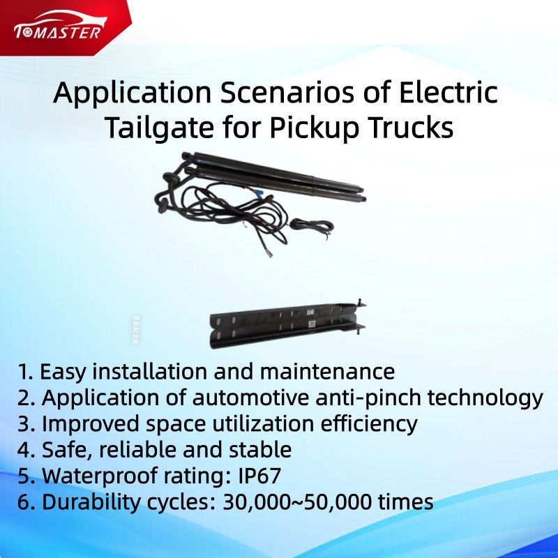 Heavy-Duty Smart Electric Tailgate System for Pickup Trucks | IP67 All-Terrain Power Liftgate with Anti-Pinch Tech