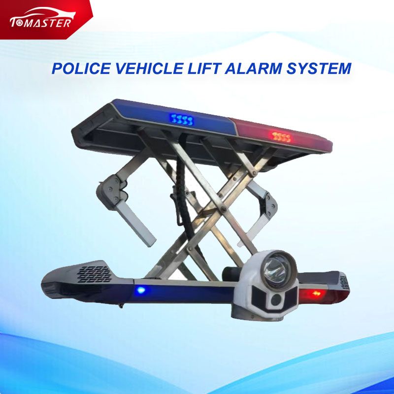 Tactical Police Vehicle Light Bar Lift System | Intelligent Alarm-Integrated Power Actuator for Emergency Vehicles
