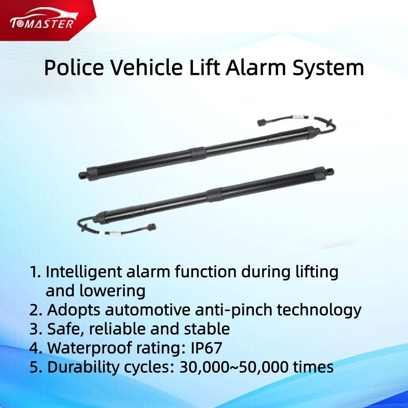 Tactical Police Vehicle Light Bar Lift System | Intelligent Alarm-Integrated Power Actuator for Emergency Vehicles