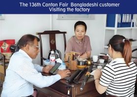 Customers Visiting the Factory During the 136th Canton Fair